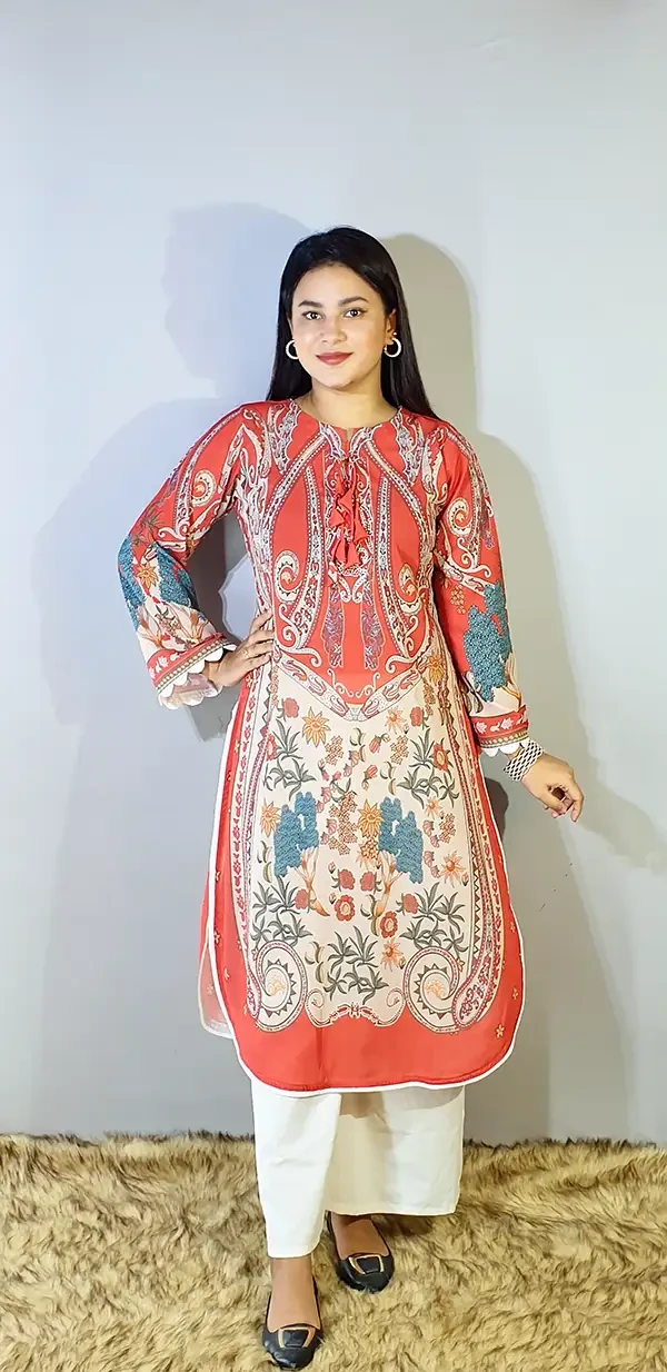 Traditional Stylish Ladies Kurti One Piece