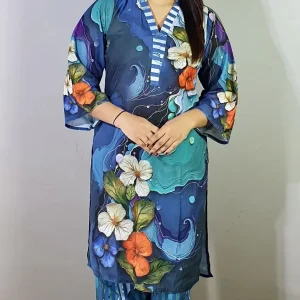 Elegant Floral Matching Set Colors Smile