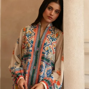 Indulge in classic style enhanced by the royal touch of Colorful Dimond Georgette Co-ords